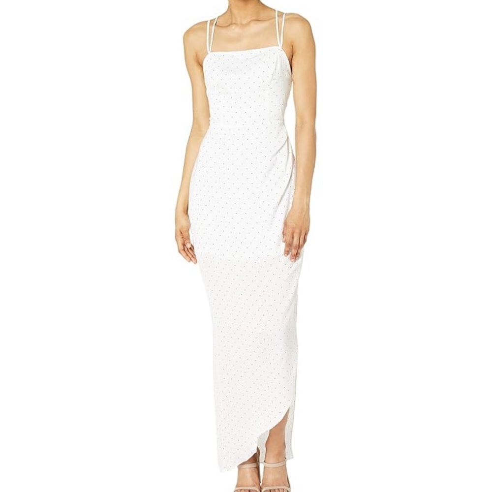 Bcbgeneration white polka dot dress